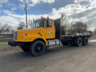 2001 Volvo WG64 Flatbed Dump Truck