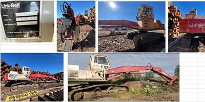 1992 Link-Belt LS-4300CII Log Loader