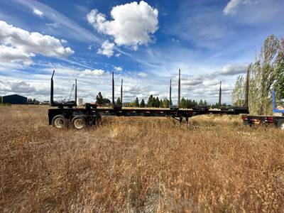 1974 TL WOODS Hay Rack 2x 102 Log Trailer For Sale | Albany, OR ...