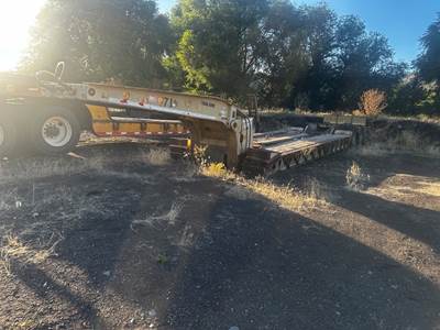 2008 Trail King 55 Ton Lowboy Trailer - RGN, Air, 22' Well, 10' Spread, Boom Stand, Wet Kit Onboard