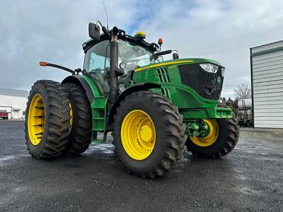 2013 John Deere 6210R MFWD Tractor w/ Loader and Q/C Rear Duals