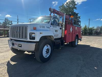 GMC TopKick Truck-Mounted Boom / Crane