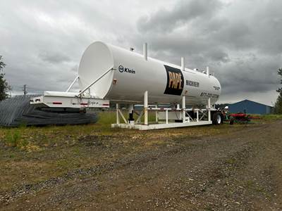 Klein 12000 Gallon Portable Water Tank Trailer
