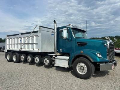 Freightliner Coronado 122 SD Six Axle Dump Truck - Detroit 505HP, 6 Speed Allison Rds Automatic, 20' Dump