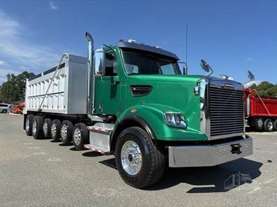 Freightliner Coronado 122 SD Six Axle Dump Truck - Detroit 505HP, 6 Speed Allison Rds Automatic, 20' Dump