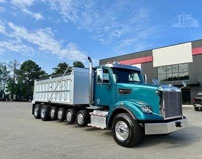 Freightliner Coronado 122 SD Six Axle Dump Truck - Detroit 505HP, 6 Speed Allison Rds Automatic, 20' Dump