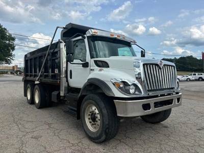 International HV Dump Truck - Cummins 370HP, 6 Speed Allison Rds Automatic, 16' Dump