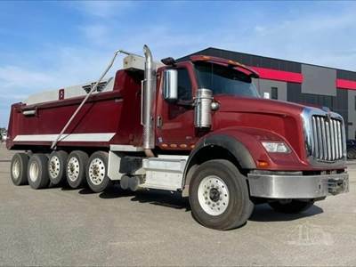 International HX Five Axle Dump Truck - A26 450HP, 6 Speed Allison Rds Automatic, 20.5' Dump