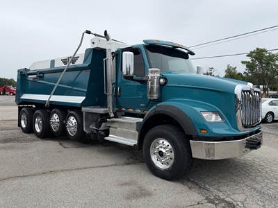 International HX Quad Axle Dump Truck - A26 450HP, 6 Speed Allison Rds Automatic
