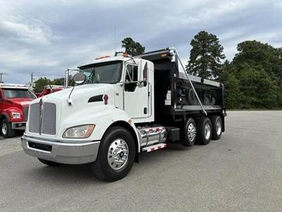 Kenworth T370 Tri Axle Dump Truck - Paccar 350HP, 6 Speed Allison Rds Automatic, 16' Dump