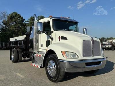 Kenworth T370 Single Axle Dump Truck - Paccar 300HP, 6 Speed Allison Hs Automatic, 14' Dump