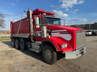 Kenworth T800 Tri Axle Dump Truck - Cummins 500HP, 6 Speed Allison Rds Automatic, 16' Dump