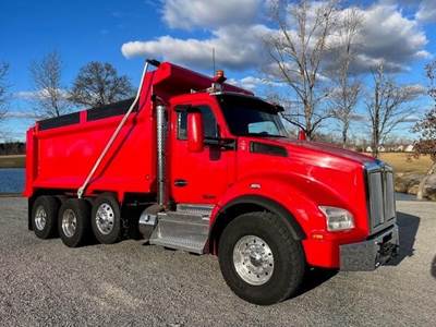 Kenworth T880 Tri Axle Dump Truck - Paccar 455HP, 8Ll Ultrashift Plus Automatic
