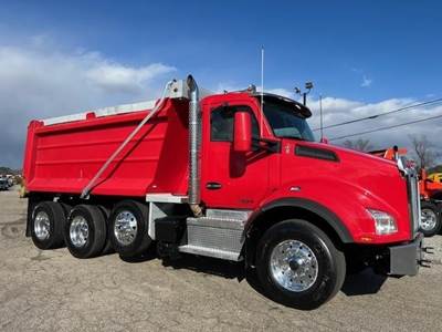Kenworth T880 Tri Axle Dump Truck - Paccar 430HP, 6 Speed Allison Rds Automatic, 15.5' Dump