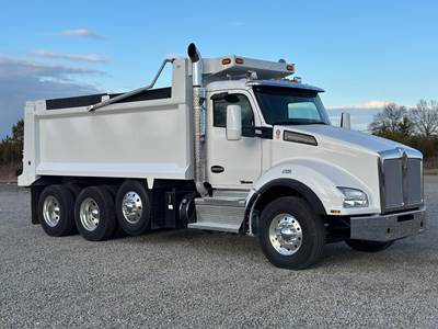 Kenworth T880 Tri Axle Dump Truck - Paccar 510HP, 6 Speed Allison Rds Automatic, 17' Dump
