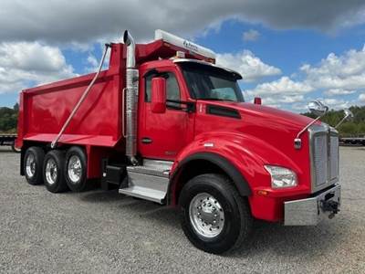 Kenworth T880 Tri Axle Dump Truck - Cummins 505HP, 8Ll Manual, 17.5' Dump