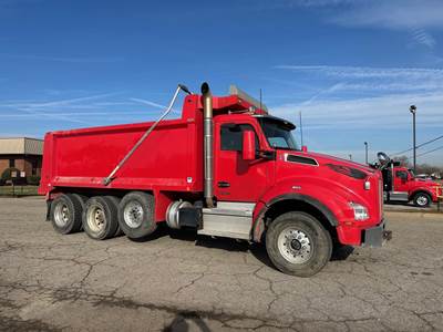 Kenworth T880 Tri Axle Dump Truck - Cummins 500HP, 8Ll Manual, 17.5' Dump