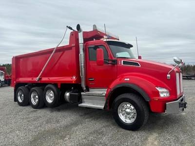 Kenworth T880 Tri Axle Dump Truck - Cummins 500HP, 8Ll Manual, 17.5' Dump
