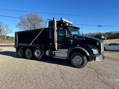 Kenworth T880 Tri Axle Dump Truck - Cummins 500HP, 8Ll Manual, 17.5' Dump