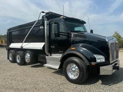 Kenworth T880 Tri Axle Dump Truck - Paccar 455HP, 8LL, 16.5' Dump