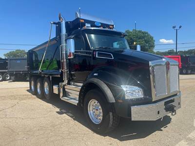 Kenworth T880 Tri Axle Dump Truck - Cummins 565HP, 6 Speed Allison Rds Automatic, 17.5' Dump