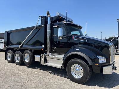 Kenworth T880 Tri Axle Dump Truck - Cummins 565HP, 6 Speed Allison Rds Automatic, 17.5' Dump