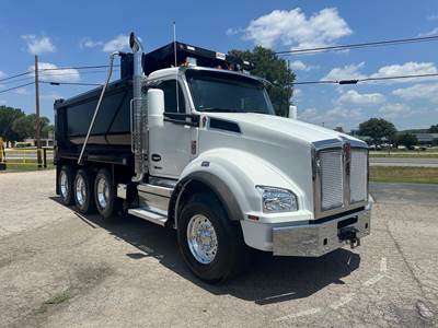 Kenworth T880 Tri Axle Dump Truck - Cummins 500HP, 6 Speed Allison Rds Automatic