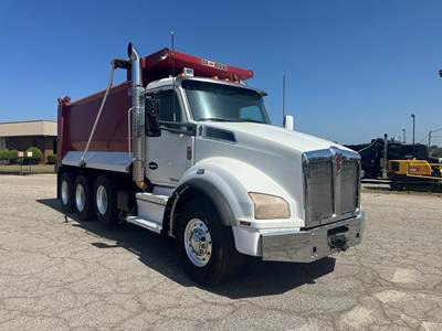 Kenworth T880 Tri Axle Dump Truck - Cummins 500HP, 6 Speed Allison Rds Automatic, 16' Dump