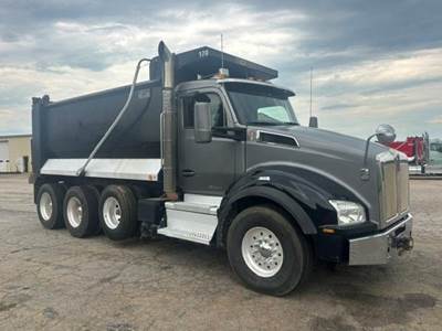 Kenworth T880 Tri Axle Dump Truck - Cummins 500HP, 8Ll Manual, 16' Dump