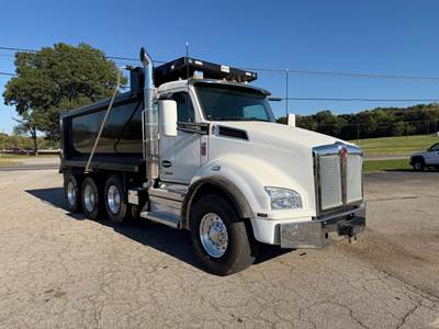 Kenworth T880 Tri Axle Dump Truck - Cummins 500HP, 6 Speed Allison Rds Automatic, 16' Dump