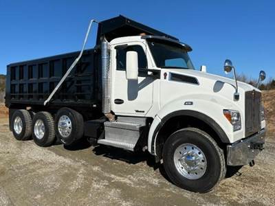 Kenworth T880S Tri Axle Dump Truck - Paccar 430HP, 6 Speed Allison Rds Automatic, 17' Dump