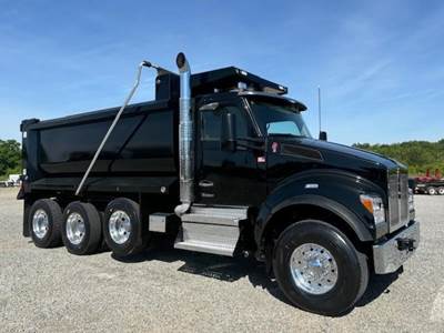 Kenworth T880S Tri Axle Dump Truck - Paccar 510HP, 6 Speed Allison Rds Automatic, 16' Dump