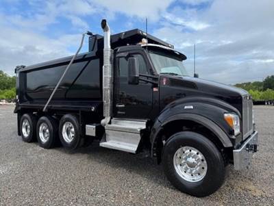 Kenworth T880S Tri Axle Dump Truck - Paccar 510HP, 6 Speed Allison Rds Automatic, 16' Dump