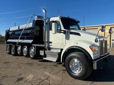 Kenworth T880S Five Axle Dump Truck - Paccar 455HP, 6 Speed Allison Rds Automatic