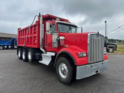 Kenworth W900 Tri Axle Dump Truck - Cummins 500HP, 6 Speed Allison Rds Automatic, 16' Dump