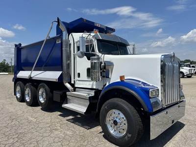Kenworth W900 Tri Axle Dump Truck - Cummins 505HP, 8Ll Manual, 16' Dump