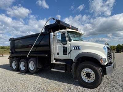 Mack Granite 64FR Tri Axle Dump Truck - MP8-445 455HP, Amt, 16' Dump
