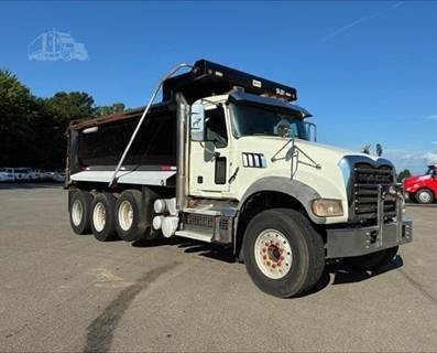 Mack Granite 64FR Tri Axle Dump Truck - MP8 445HP, 12 Speed Mdrive Hd Automatic, 16' Dump