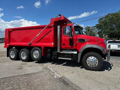 Mack Granite 84FR Tri Axle Dump Truck - MP8-445 455HP, 12 Speed M Drive Automatic, 18' Dump