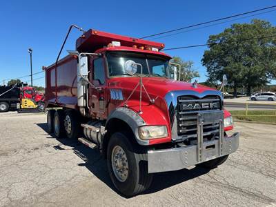 Mack Granite CTP713 Tri Axle Dump Truck - MP7 405HP, 10 Speed Manual, 16' Dump