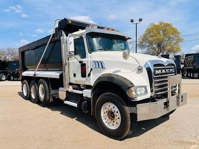 Mack Granite GU713 Tri Axle Dump Truck - MP8 455HP, 8Ll Manual, 16' Dump
