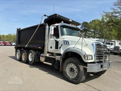 Mack Granite GU713 Tri Axle Dump Truck - MP8 425HP, 10 Speed Manual