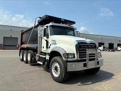 Mack Granite GU713 Tri Axle Dump Truck - MP8 425HP, 10 Speed Manual, 16' Dump
