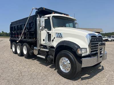 Mack Granite GU713 Tri Axle Dump Truck - MP7, 405HP, Automatic