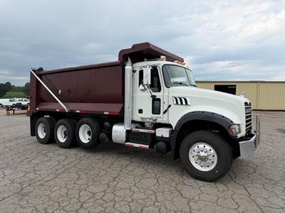 Mack Granite GU713 Tri Axle Dump Truck - MP7 405HP, 10 Speed Manual, 16' Dump