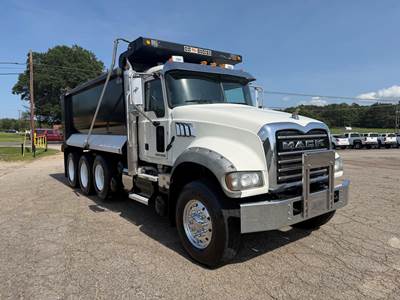 Mack Granite GU713 Tri Axle Dump Truck - MP8 455HP, 10 Speed Manual, 16' Dump