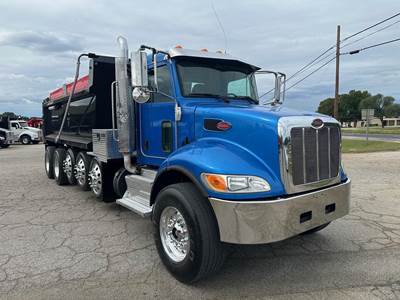 Peterbilt 348 Five Axle Dump Truck - Paccar 350HP, 6 Speed Allison Rds Automatic
