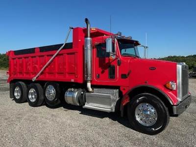 Peterbilt 365 Tri Axle Dump Truck - Paccar 455HP, 6 Speed Allison Rds Automatic