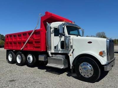Peterbilt 367 Tri Axle Dump Truck - Cummins 385HP, 6 Speed Allison Rds Automatic, 17' Dump