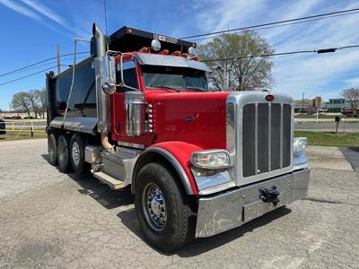 Peterbilt 389 Tri Axle Dump Truck - Cummins 500HP, 18 Speed Ultrashift Automatic, 16' Dump